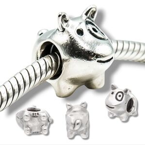 Pandora Sterling Silver Spot The Dog Charm Retired 790258